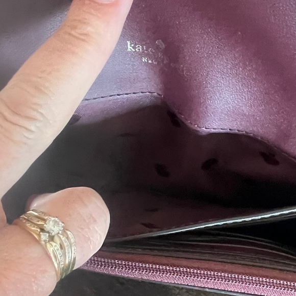 Kate Spade Glimmer Glitter Medium Flap Phone Wristlet - Picture 4 of 5